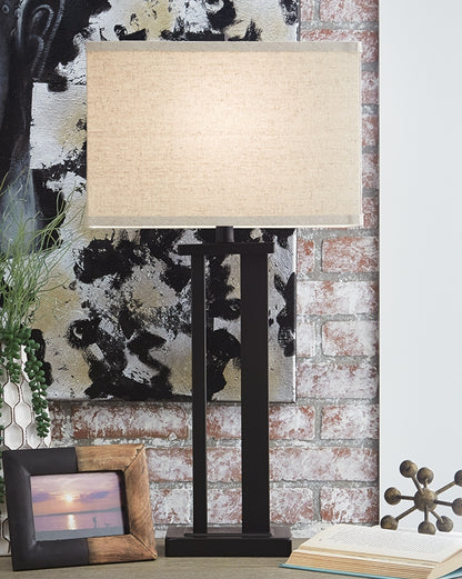 Stuart Furniture Outlet - Ashley Furniture - Aniela Lighting - Metal Table Lamp (Set of 2) / Bronze Finish - L204074