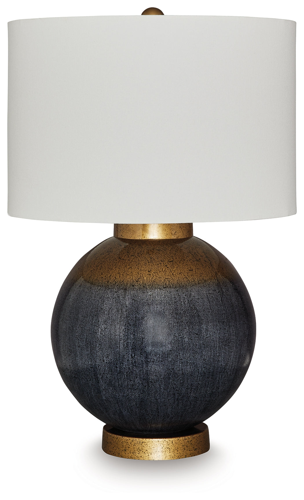 Stuart Furniture Outlet - Ashley Furniture - Adara Lighting - Metal Table Lamp (1/CN) / Blue/Gold Finish - L207564