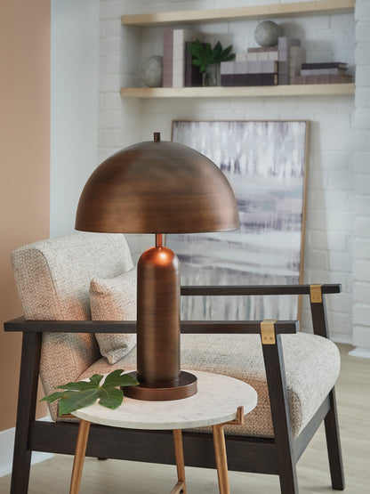 Stuart Furniture Outlet - Ashley Furniture - Wendfield Lighting - Metal Table Lamp (1/CN) / Antique Copper Finish - L208434