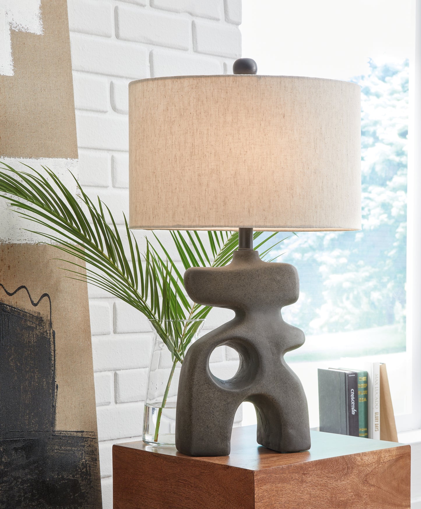 Stuart Furniture Outlet - Ashley Furniture - Danacy Lighting - Table Lamp (Set of 2) / Distressed Black - L235754X2