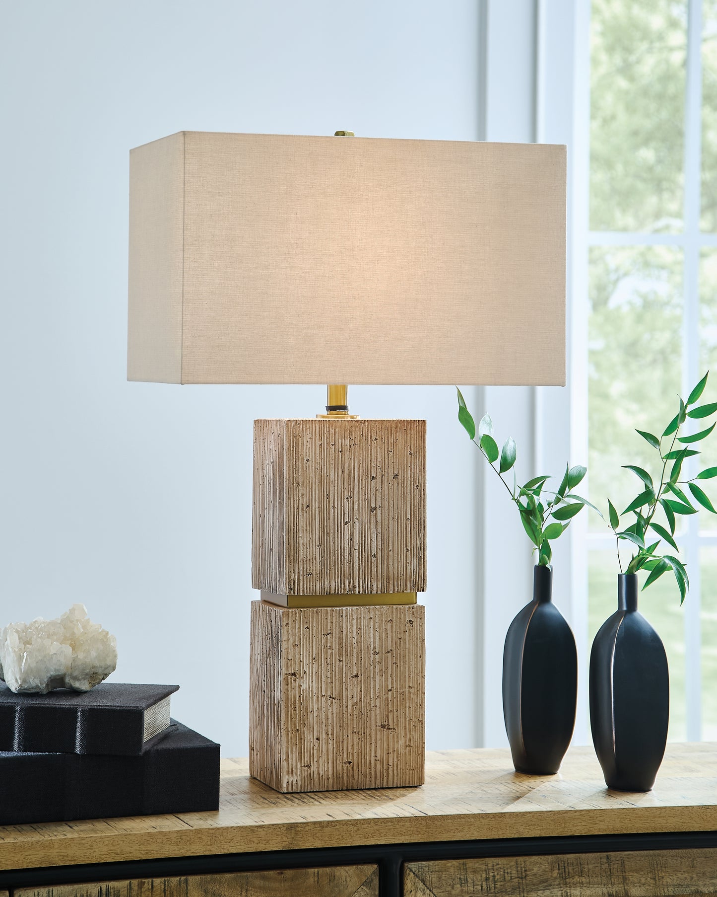 Stuart Furniture Outlet - Ashley Furniture - Laddner Lighting - Poly Table Lamp (1/CN) - L236054