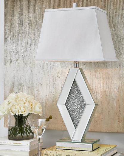 Stuart Furniture Outlet - Ashley Furniture - Prunella Lighting - Table Lamp (Set of 2) / Silver Finish - L429034X2