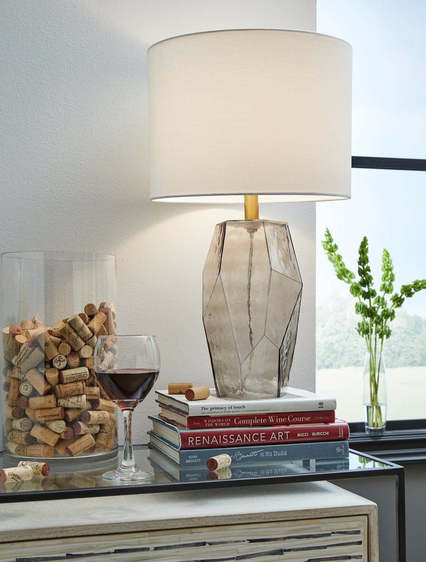 Stuart Furniture Outlet - Ashley Furniture - Taylow Lighting - Table Lamp (Set of 2) / Gray - L430794X2