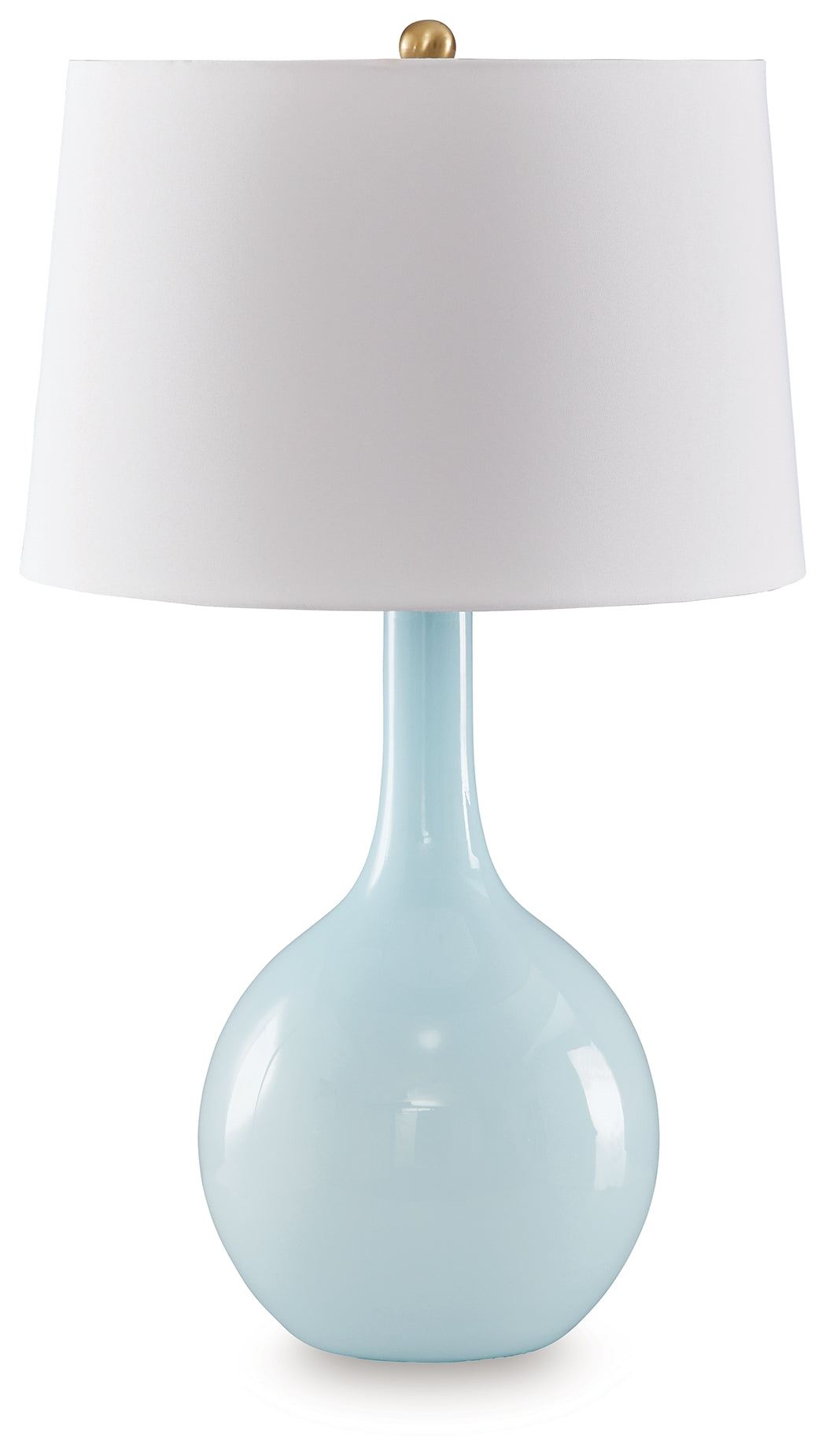 Stuart Furniture Outlet - Ashley Furniture - Rylanton Lighting - Glass Table Lamp (1/CN) / Aqua - L430874