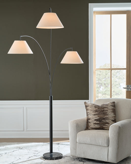 Stuart Furniture Outlet - Ashley Furniture - Gibbswellner Lighting - Metal Arc Lamp (1/CN) - L725159