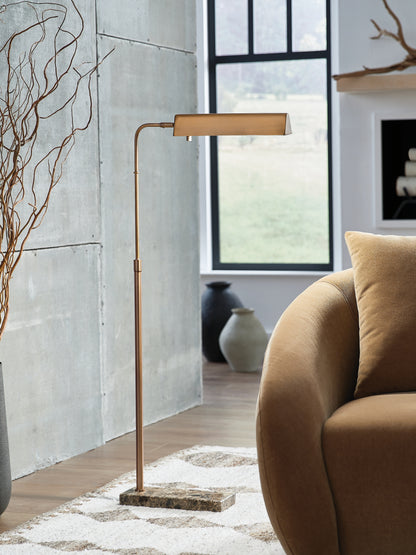 Stuart Furniture Outlet - Ashley Furniture - Yafe Lighting - Metal Floor Lamp (1/CN) / Bronze Finish - L734411