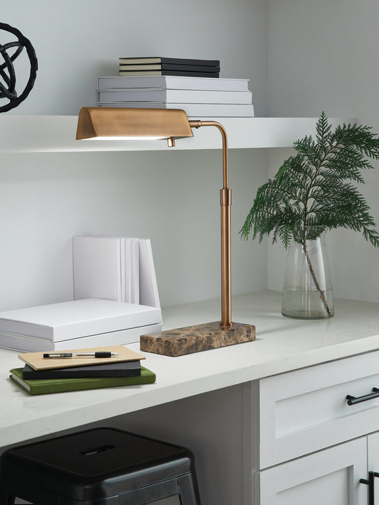 Stuart Furniture Outlet - Ashley Furniture - Yafe Lighting - Metal Desk Lamp (1/CN) - L734412