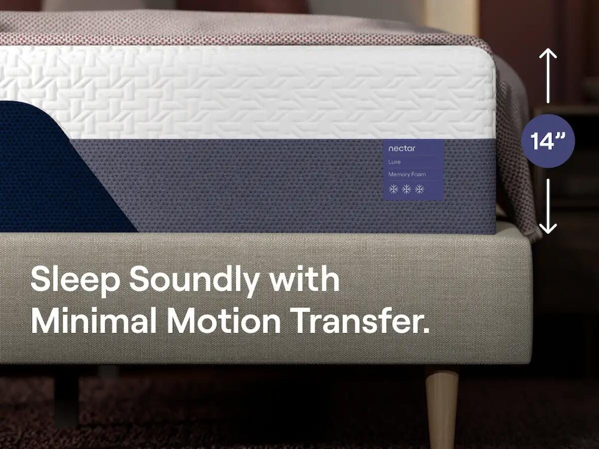 Nectar Luxe Memory Foam Mattresses