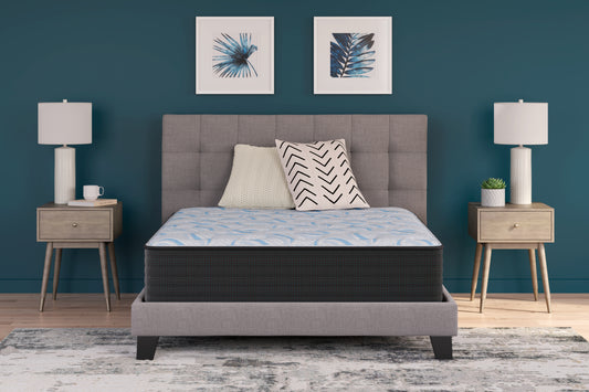 Stuart Furniture Outlet - Ashley Furniture - Elite Springs Firm Mattresses - Twin / Gray/Blue - M40511