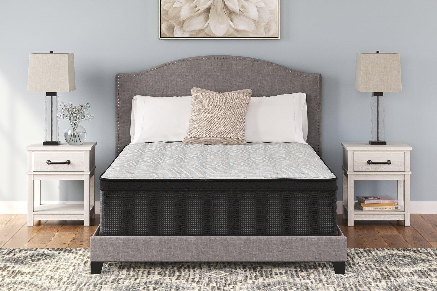 Stuart Furniture Outlet - Ashley Furniture - Palisades ET Mattresses - Queen / Gray/Blue - M41731