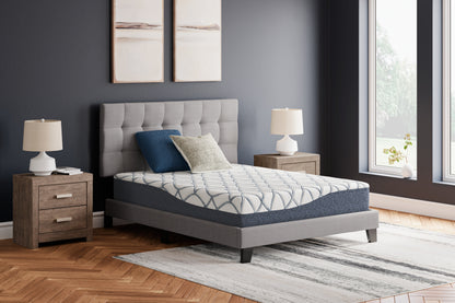 Stuart Furniture Outlet - Ashley Furniture - 10 Inch Chime Elite 2.0 Mattresses - Full / White/Blue - M42521