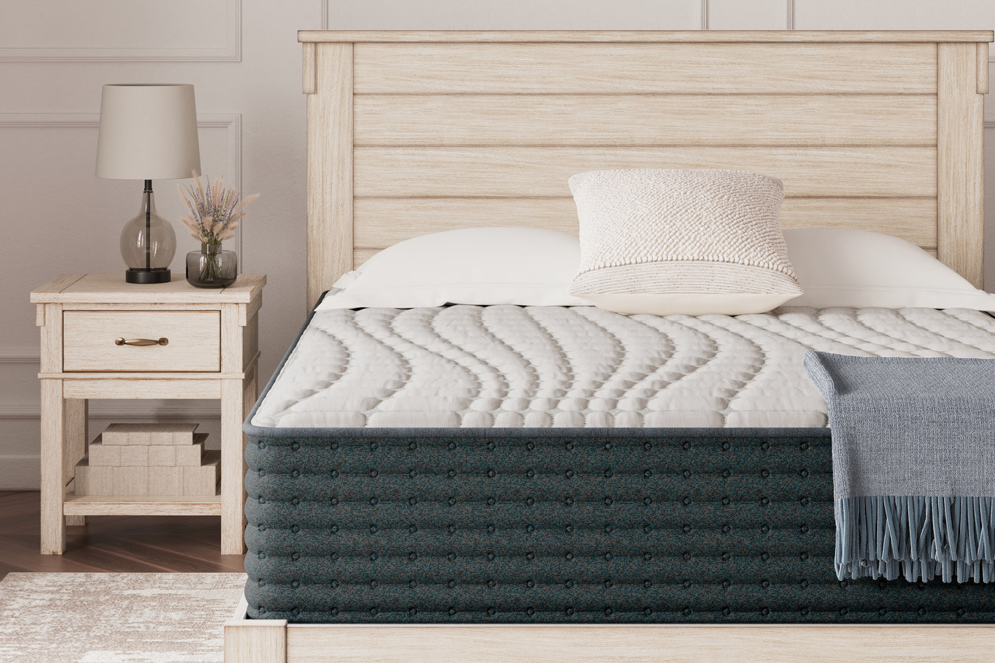 Stuart Furniture Outlet - Ashley Furniture - Hybrid 1300 Mattresses - California King / White - M43651
