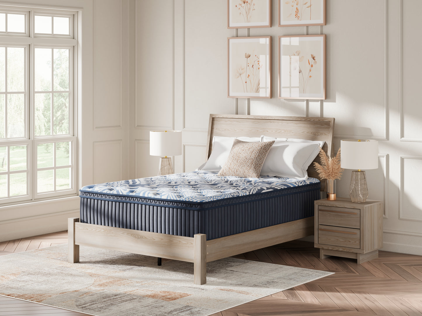 Stuart Furniture Outlet - Ashley Furniture - Plush Luxe 2.0 Mattresses - California King / Blue - M49751