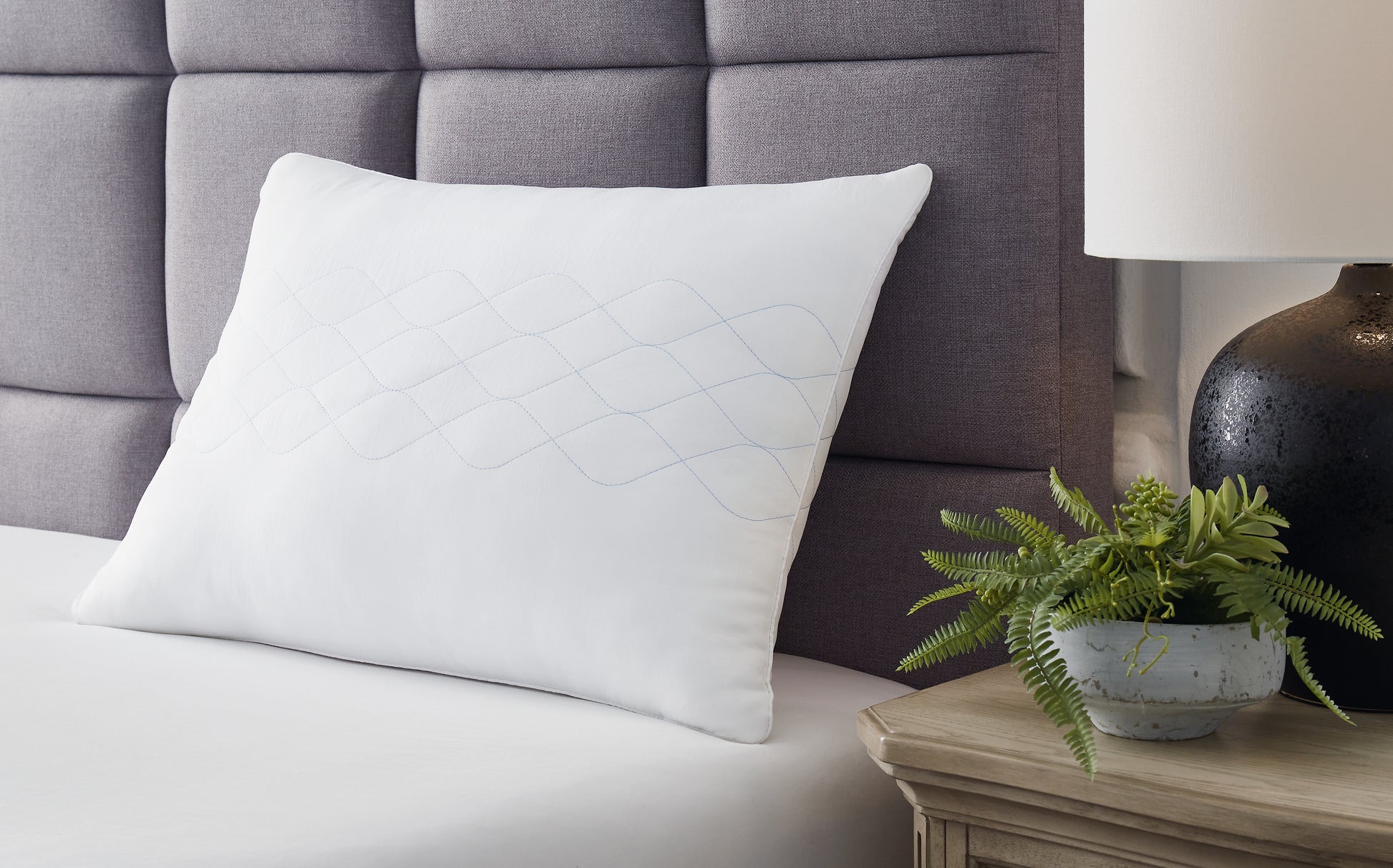Stuart Furniture Outlet - Ashley Furniture - Zephyr 2.0 Pillows - Huggable Comfort Pillow (4/CS) / White - M52111