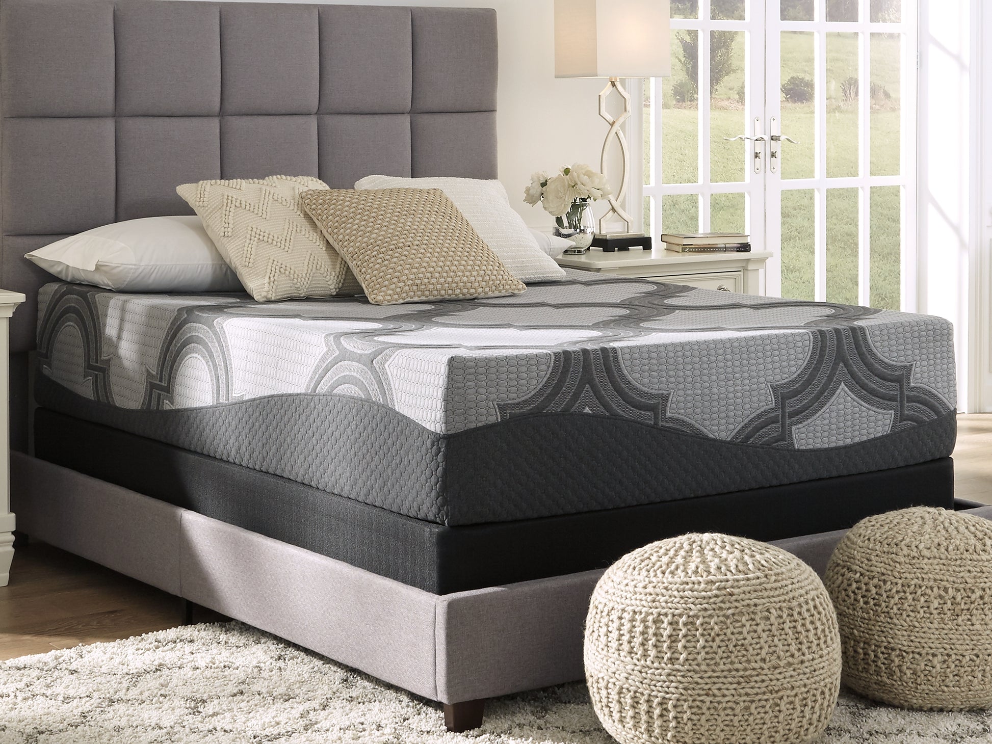 Stuart Furniture Outlet - Ashley Furniture - 1100 Series Mattresses - Twin / Gray - M52611