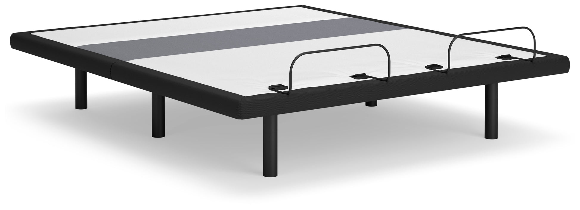 Stuart Furniture Outlet - Ashley Furniture - Best Base with Lumbar and Audio California King Adjustable Base - Cal King Adjustable Base / Charcoal Gray - M5X592