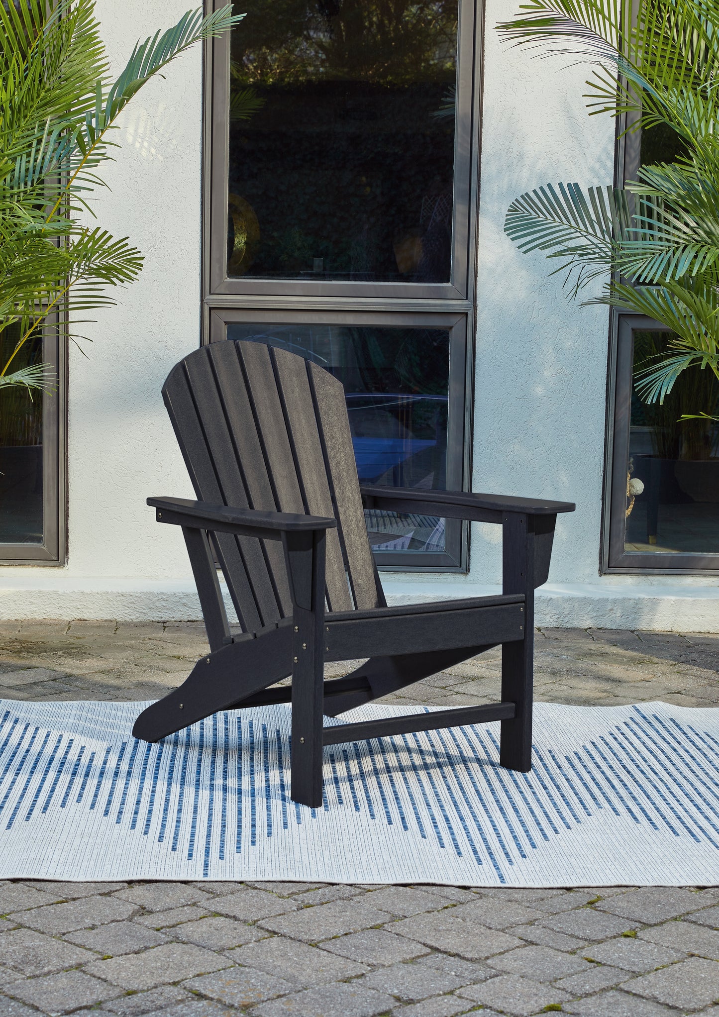 Stuart Furniture Outlet - Ashley Furniture - Sundown Treasure Outdoor - Adirondack Chair / Black - P008-898
