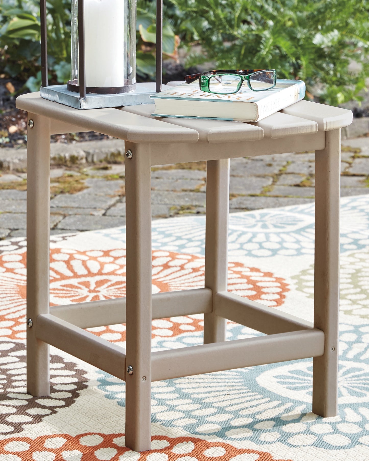 Stuart Furniture Outlet - Ashley Furniture - Sundown Treasure Outdoor - Rectangular End Table / Driftwood - P014-703