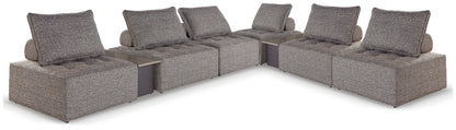 Stuart Furniture Outlet - Ashley Furniture - Bree Zee Outdoor - 8-Piece Outdoor Modular Seating / Brown - P160P14