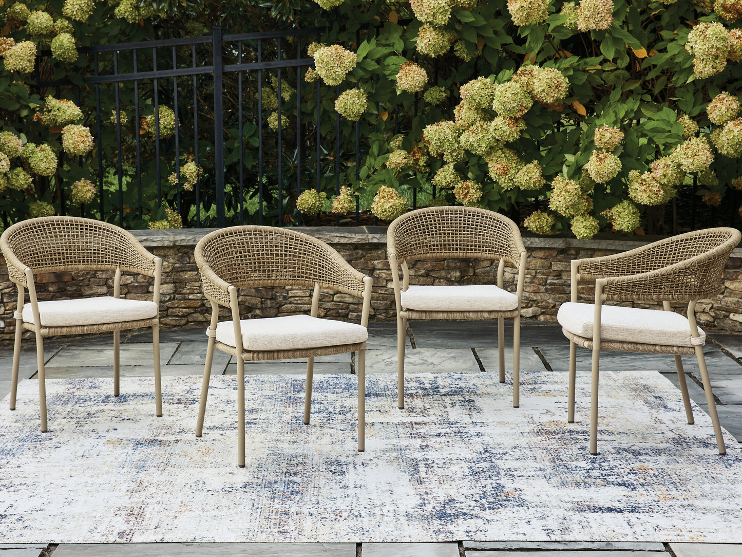 Stuart Furniture Outlet - Ashley Furniture - Orchard Beach Outdoor - Arm Chair With Cushion (4/CN) - PCP373-601A