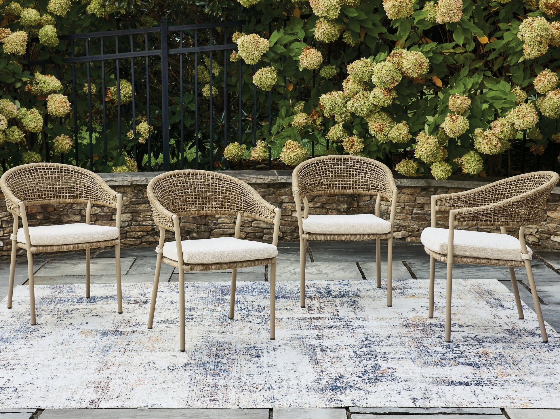 Stuart Furniture Outlet - Ashley Furniture - Orchard Beach Outdoor - Arm Chair With Cushion (4/CN) - PCP373-601A