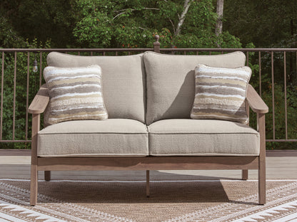 Stuart Furniture Outlet - Ashley Furniture - Harmony Headlands Outdoor - Loveseat w/Cushion - PCP428-835
