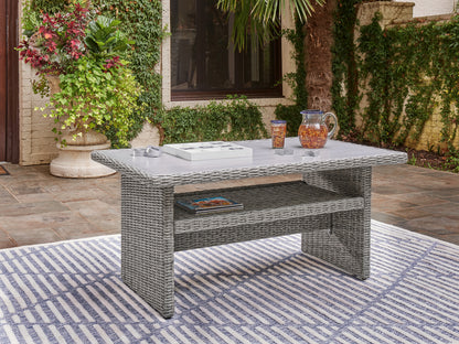Stuart Furniture Outlet - Ashley Furniture - Naples Beach Outdoor - RECT Multi-Use Table / Light Gray - P439-625
