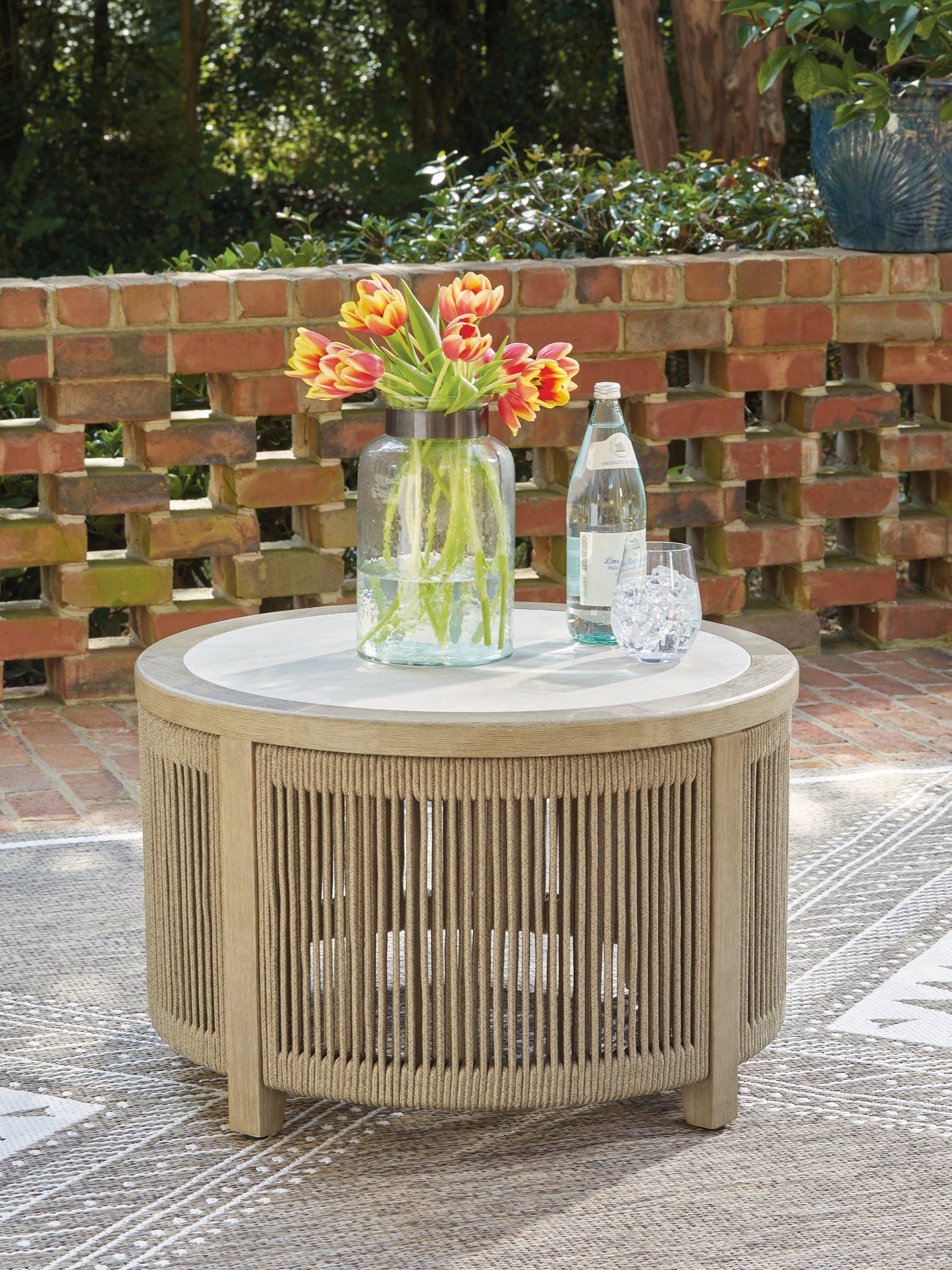 Stuart Furniture Outlet - Ashley Furniture - Spooners Cove Outdoor - Round Cocktail Table - PCP469-708