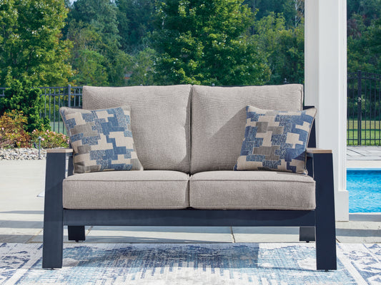 Stuart Furniture Outlet - Ashley Furniture - East Beach Outdoor - Loveseat w/Cushion - PCP587-835