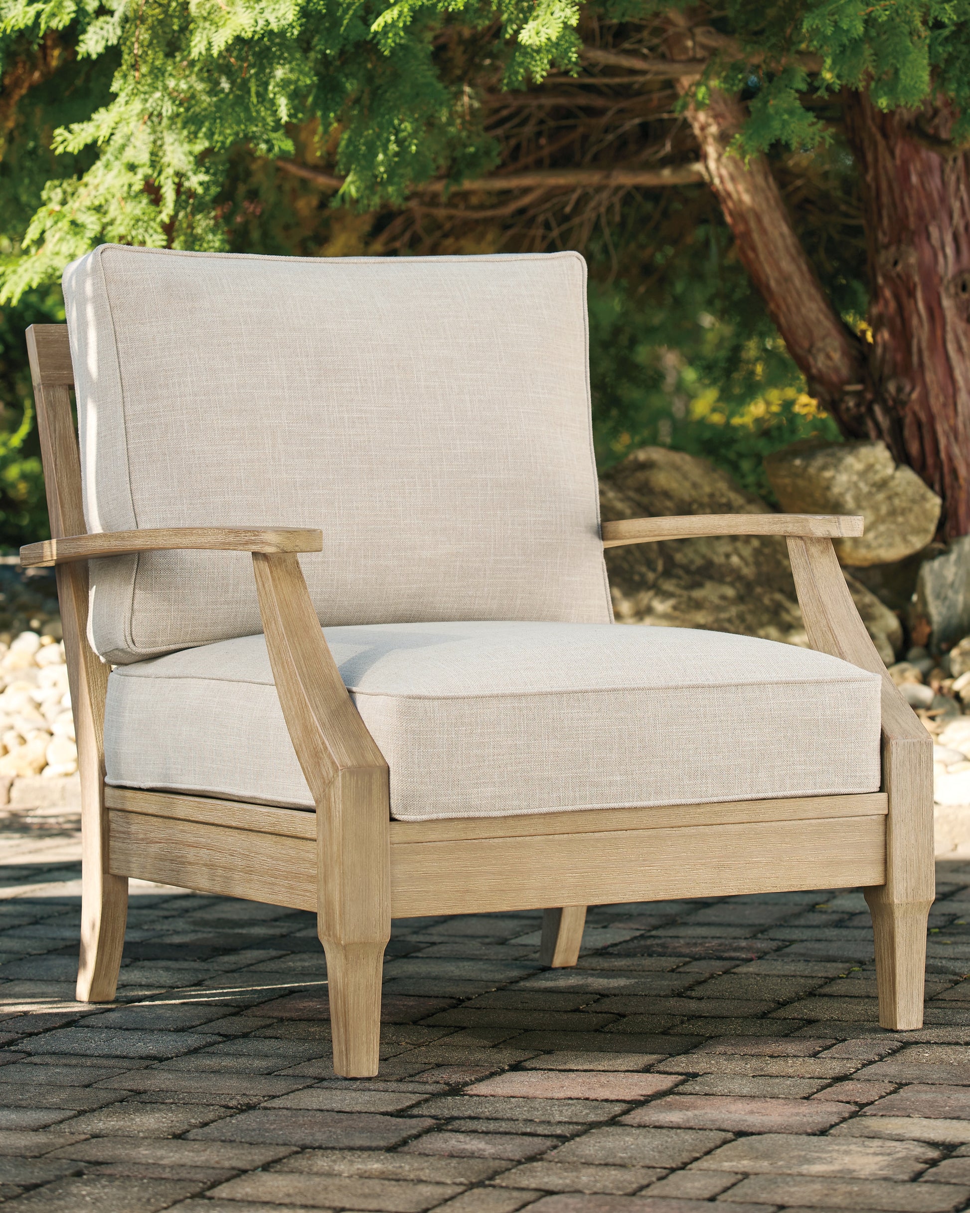 Stuart Furniture Outlet - Ashley Furniture - Clare View Outdoor - 3-Piece Outdoor Sectional / Beige - P801P10