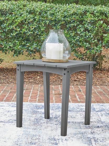 Stuart Furniture Outlet - Ashley Furniture - Cove Beach Outdoor - Square End Table / Gray - PCP803-702