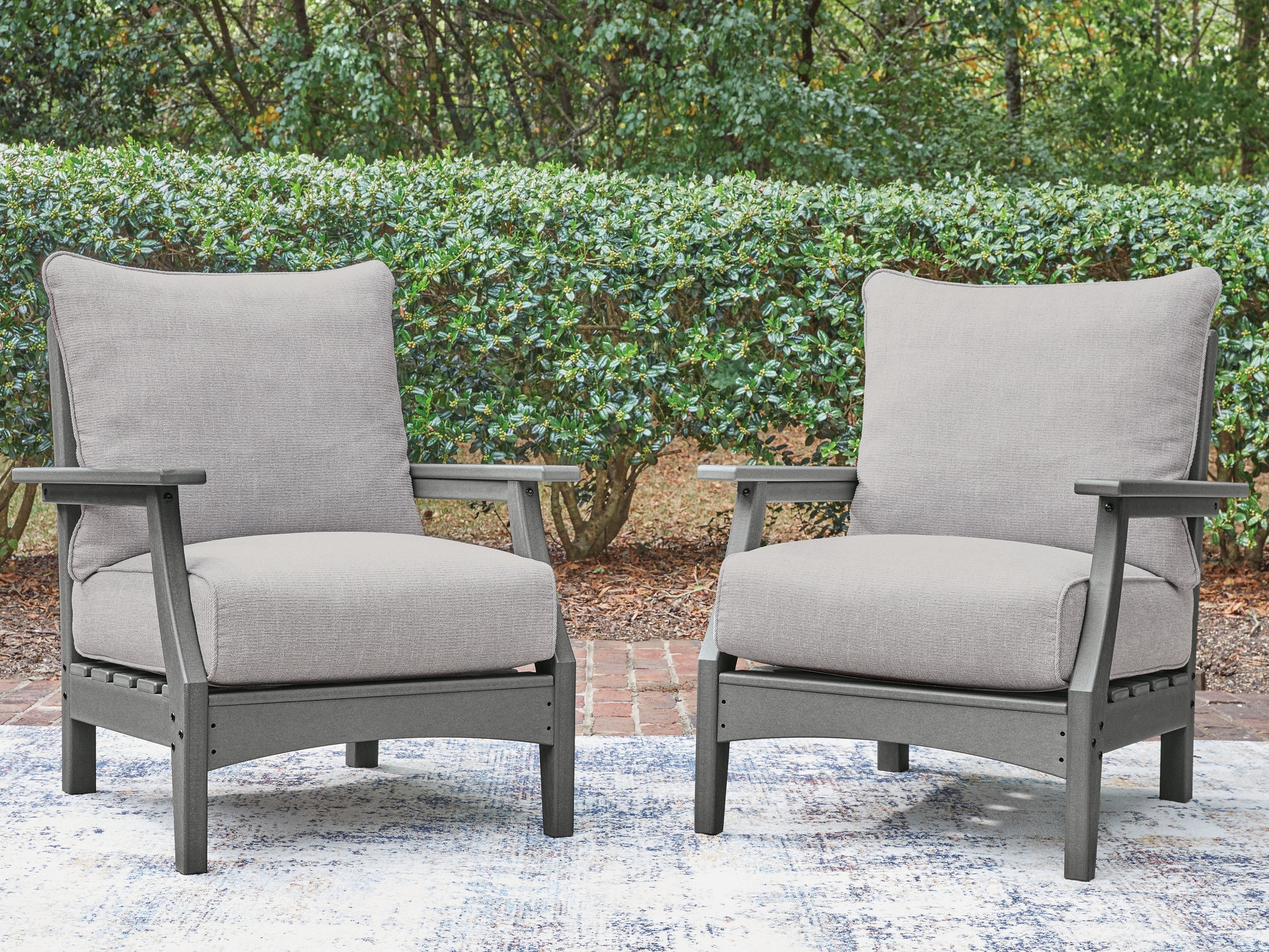 Stuart Furniture Outlet - Ashley Furniture - Cove Beach Outdoor - Lounge Chair w/Cushion (Set of 2) - PCP803-820