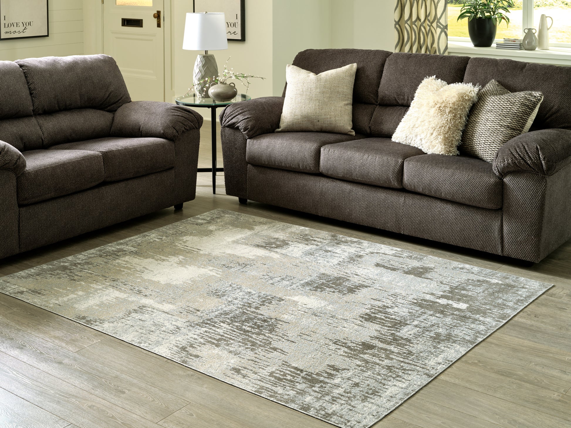 Stuart Furniture Outlet - Ashley Furniture - Arriston Rug - 7'10" x 10' Washable Rug / Multi - R405561
