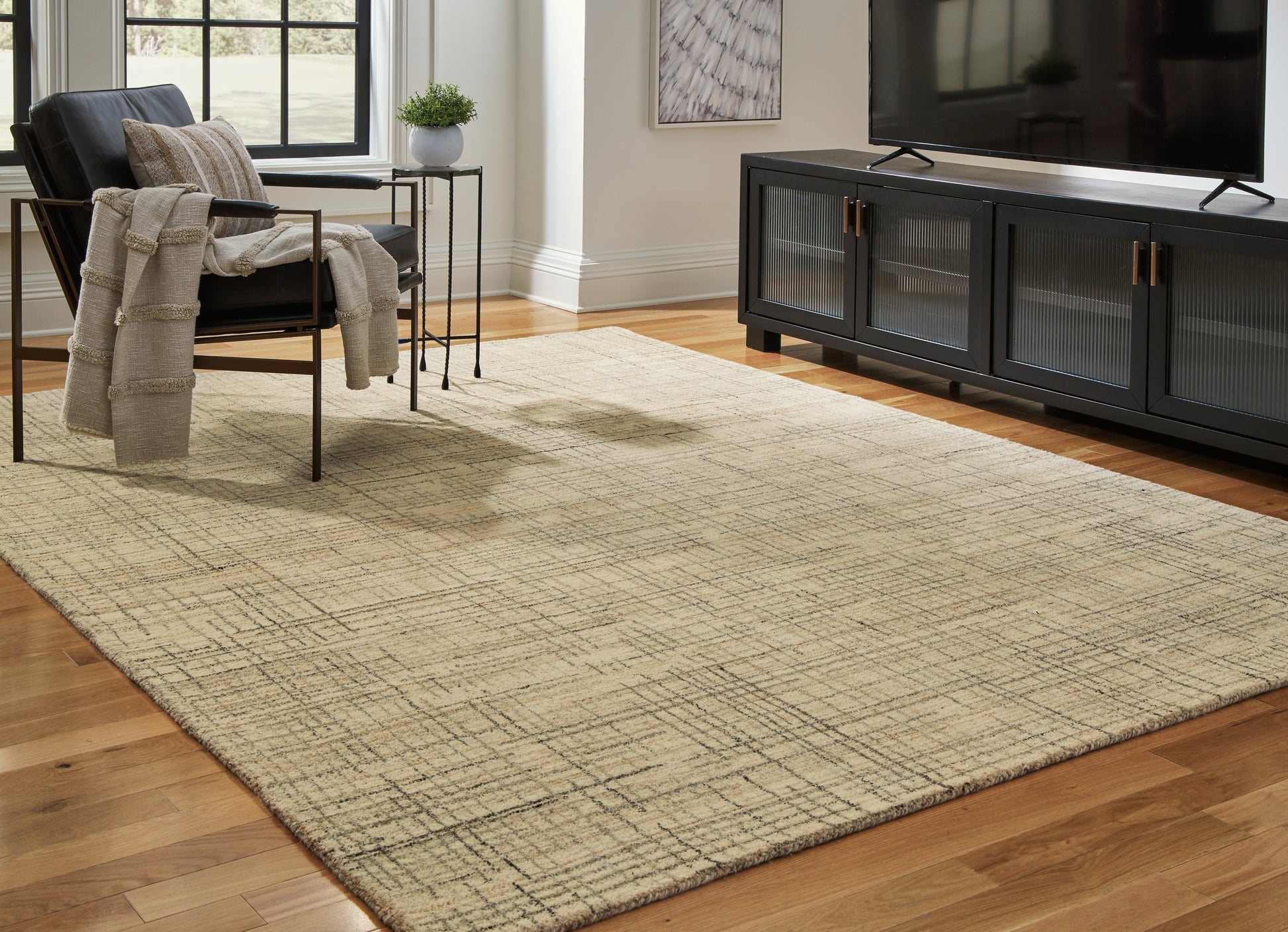 Stuart Furniture Outlet - Ashley Furniture - Janston Rug - 8' x 10' Rug / Ivory/Gray/Tan - R406861