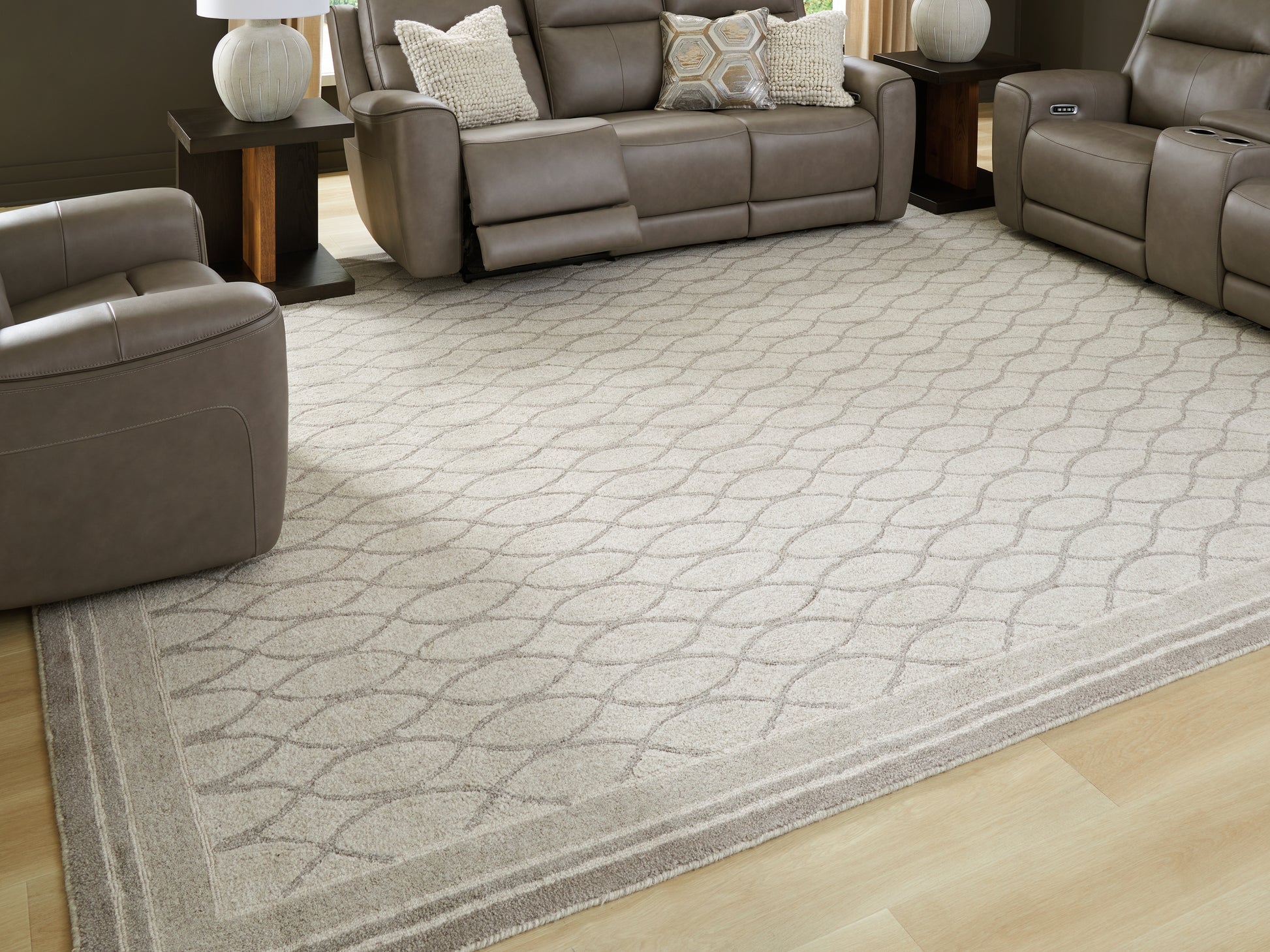 Stuart Furniture Outlet - Ashley Furniture - Wimney Rug - Extra Large Rug / Gray - R407280