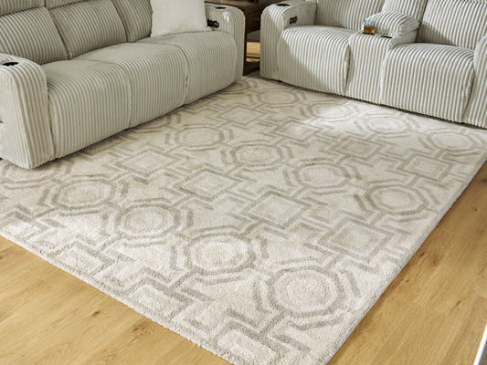 Stuart Furniture Outlet - Ashley Furniture - Maconville Rug - Medium Rug / Ivory/Gray - R407322