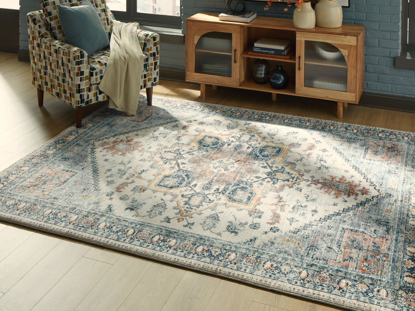 Stuart Furniture Outlet - Ashley Furniture - Wallney Rug - 7'6" x 9'6" Area Rug / Multi - R407491