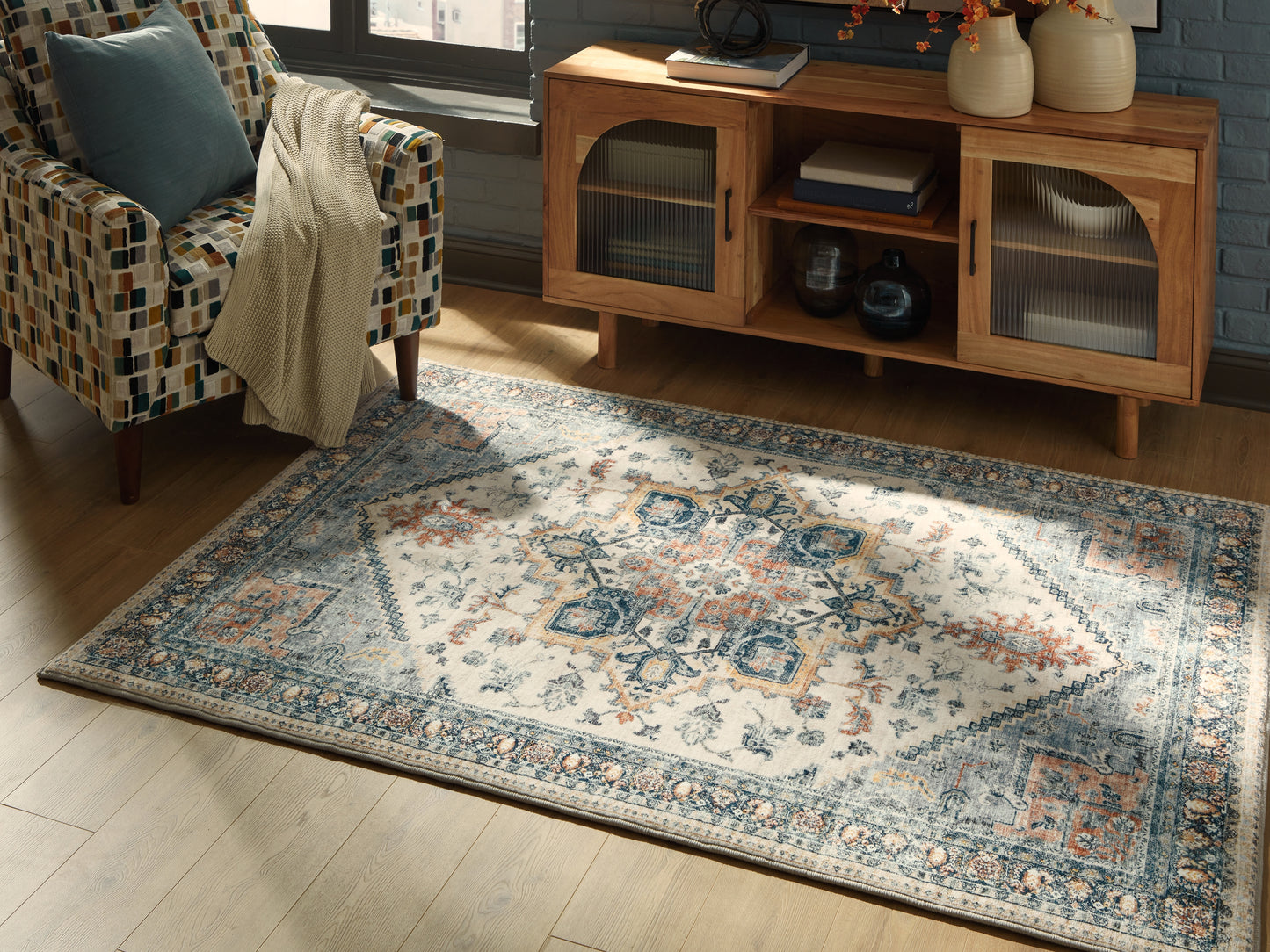 Stuart Furniture Outlet - Ashley Furniture - Wallney Rug - 7'6" x 9'6" Area Rug / Multi - R407491