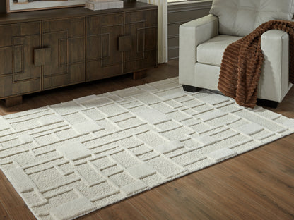 Stuart Furniture Outlet - Ashley Furniture - Empriss Rug - 5' x 7' Area Rug / Ivory - R407622