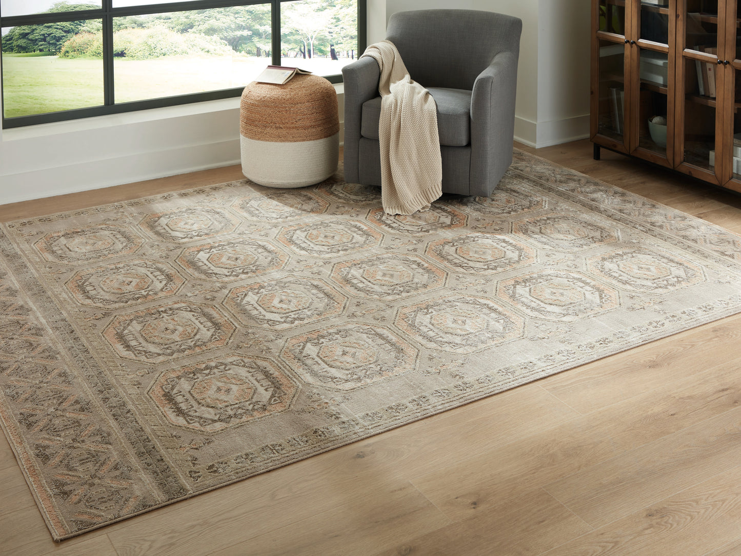 Stuart Furniture Outlet - Ashley Furniture - Bachby Rug - 7'10" x 10' Area Rug / Multi - R407681