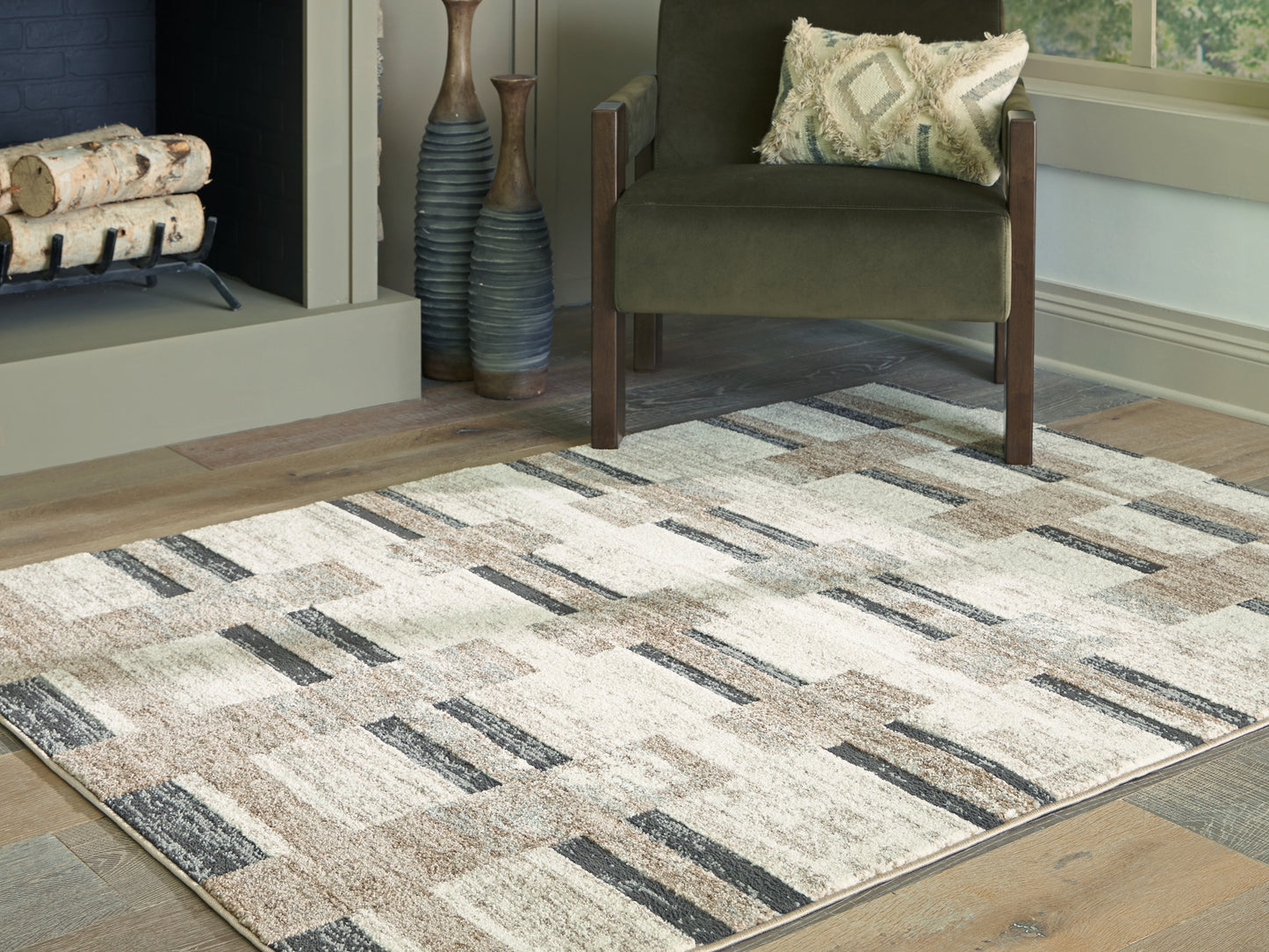 Stuart Furniture Outlet - Ashley Furniture - Alstone Rug - 5'3" x 7' Area Rug / Multi - R407732
