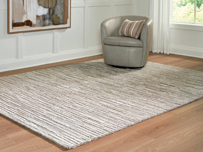 Stuart Furniture Outlet - Ashley Furniture - Eljory Rug - Large Rug / Gray - R408201