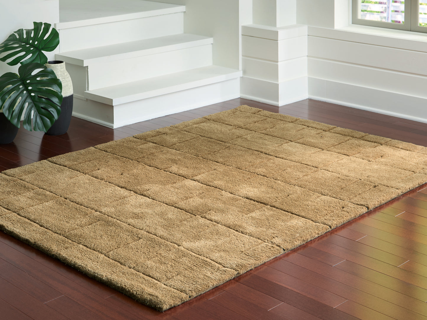 Stuart Furniture Outlet - Ashley Furniture - Luzmont Rug - Medium Rug / Golden Brown - R408372