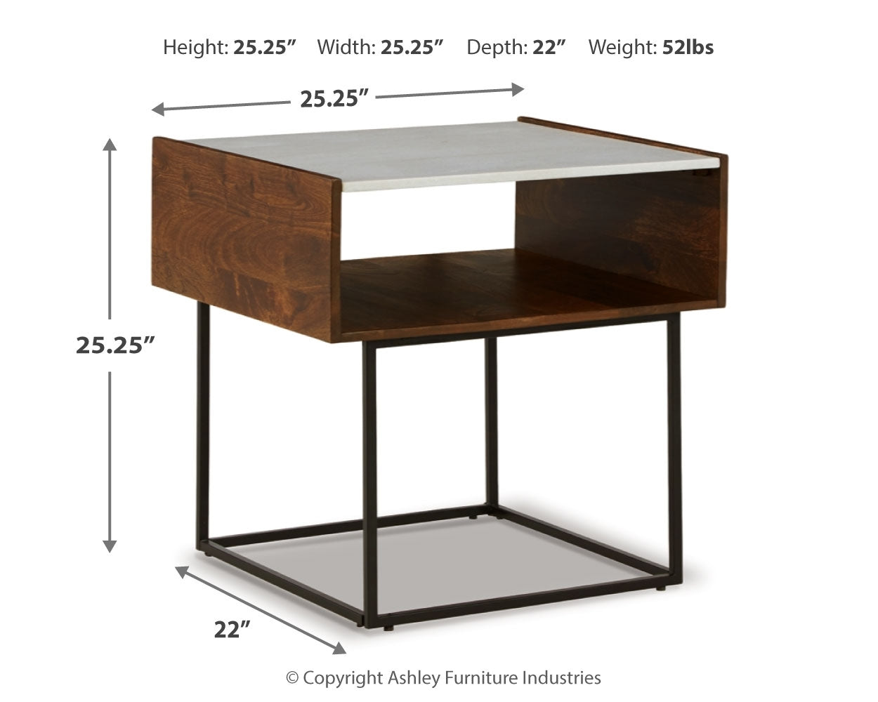 Rusitori End Table