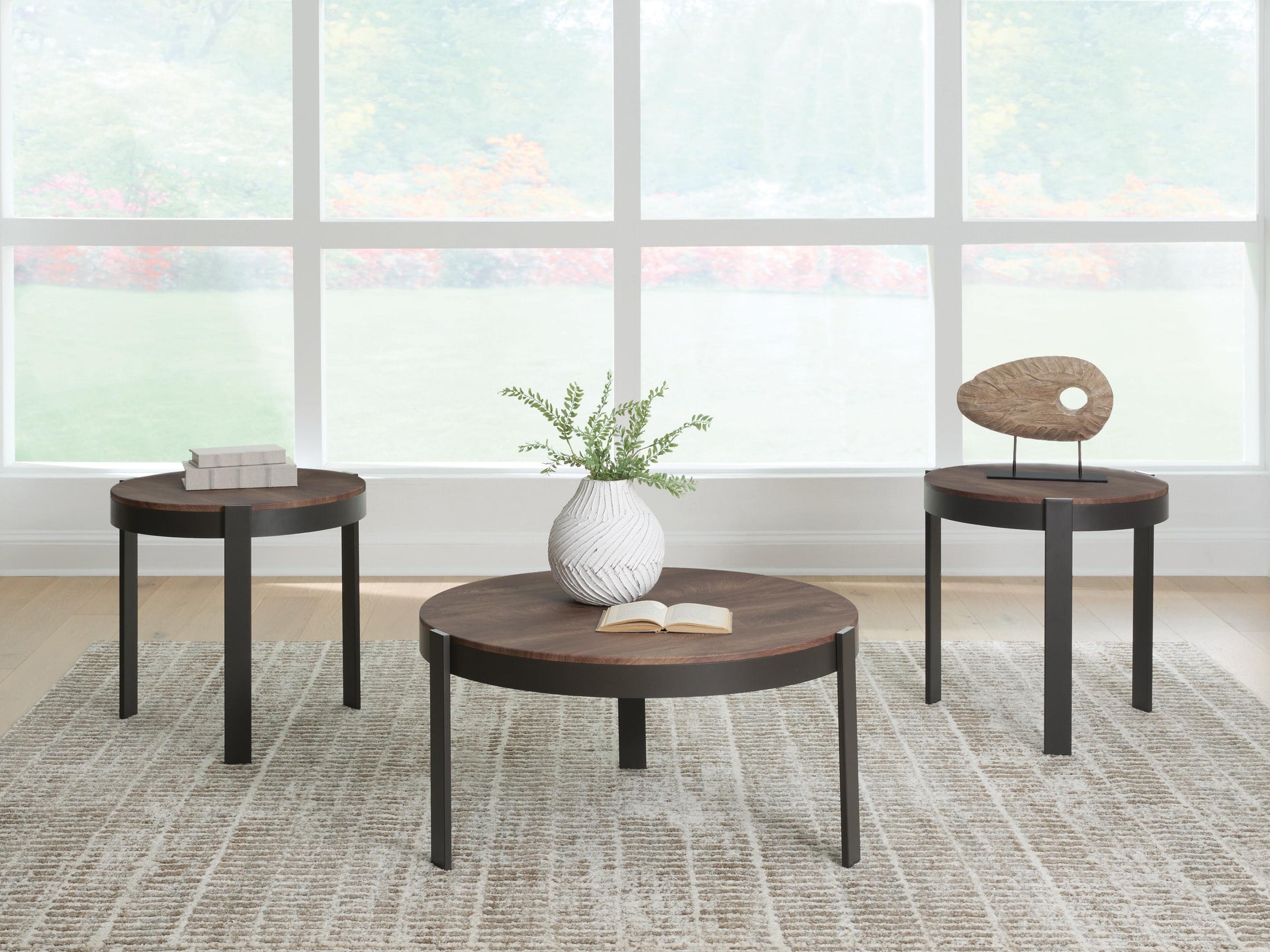 Stuart Furniture Outlet - Ashley Furniture - Horizon Hills Table (Set of 3) - Occasional Table Set (3/CN) - T186-13