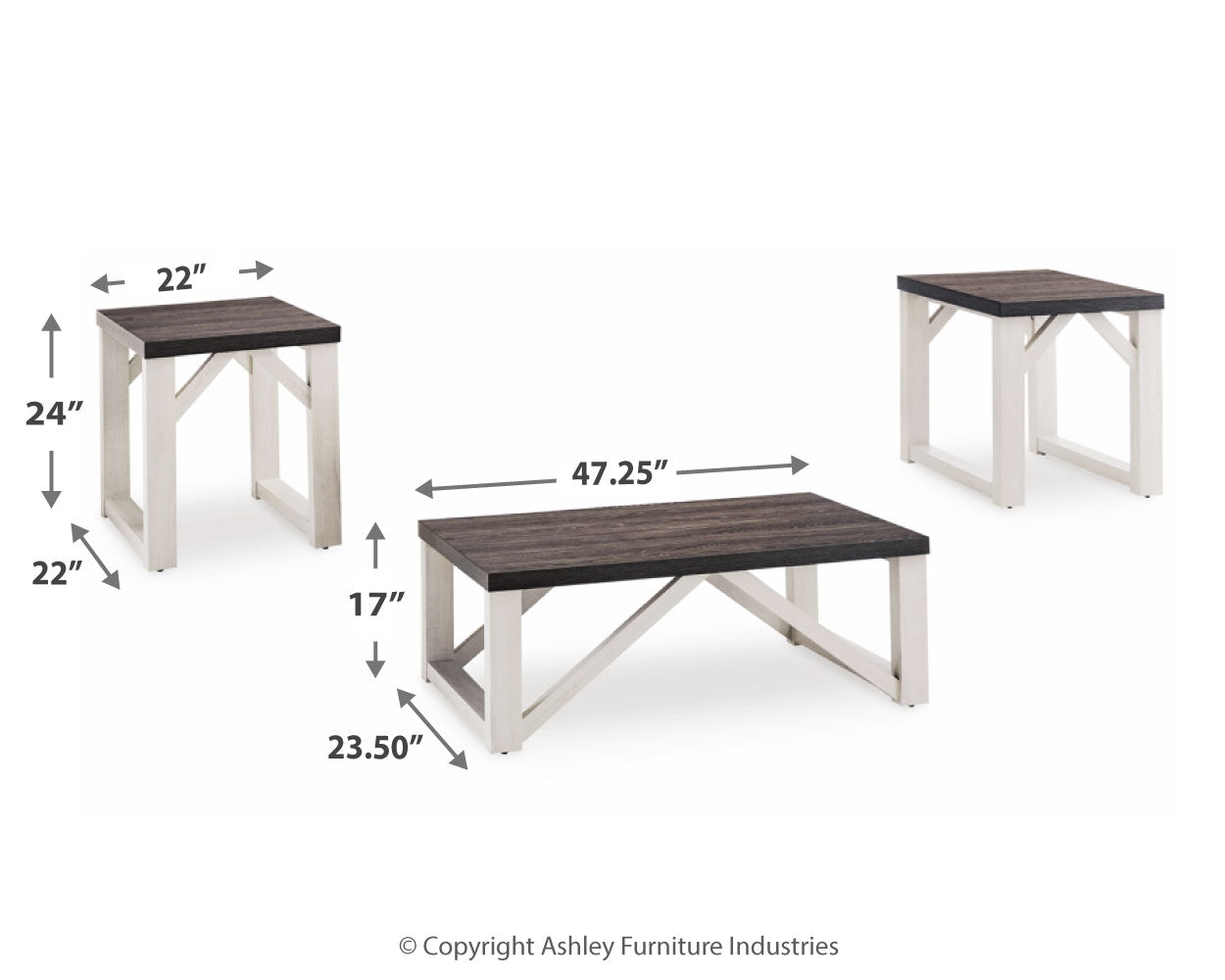 Dorrinson Table (Set of 3)