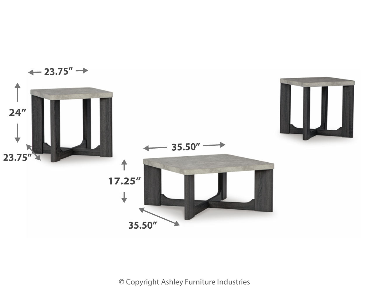 Sharstorm Table (Set of 3)