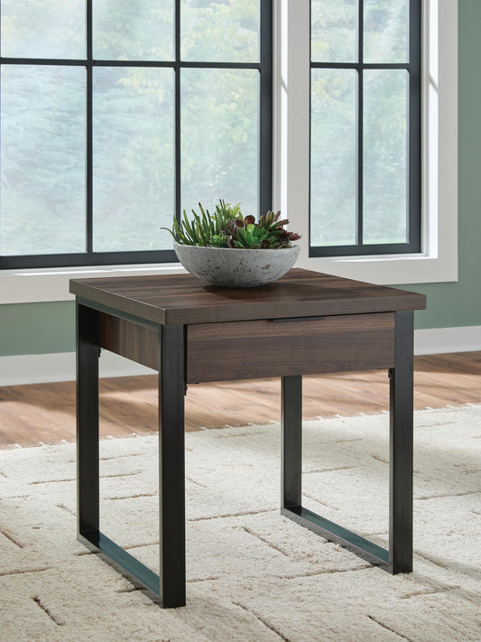 Stuart Furniture Outlet - Ashley Furniture - Wickman Falls End Table - Square End Table - T318-2