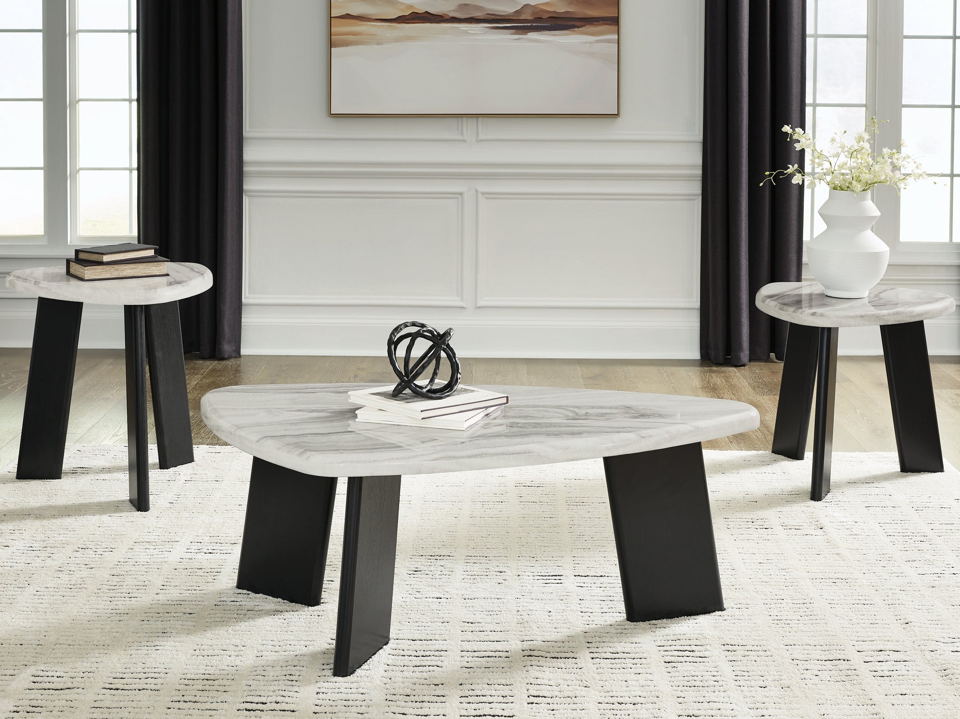 Stuart Furniture Outlet - Ashley Furniture - Lilyberg Table (Set of 3) - Occasional Table Set (3/CN) - T389-13