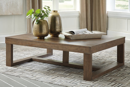 Stuart Furniture Outlet - Ashley Furniture - Cariton Coffee Table - Rectangular Cocktail Table / Gray - T471-1